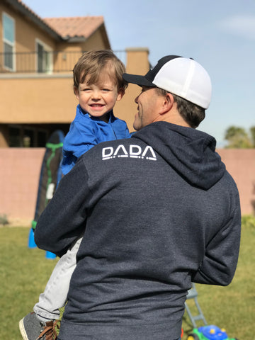 DADA - Navy - Hooded Pullover Sweatshirt